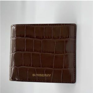 BURBERRY Brown Bifold Wallet